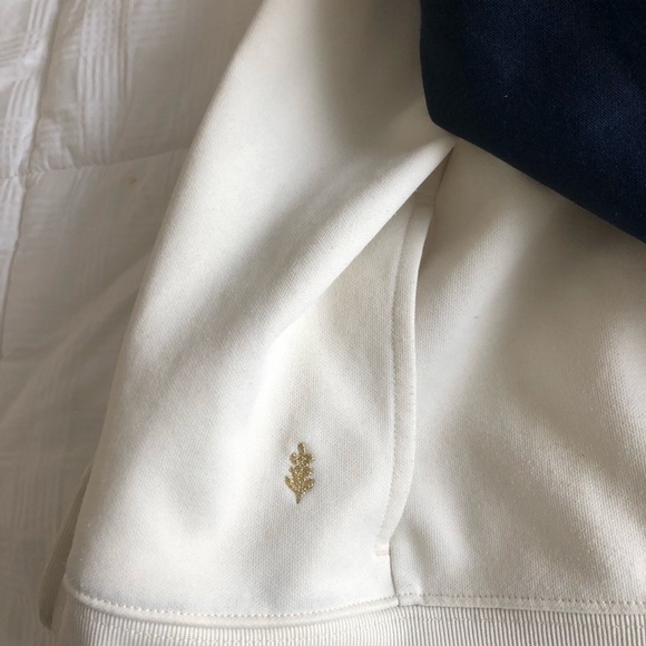 💙Beautiful Casual Joe Fresh Jacket with Pockets in Cream & 2 Shades of Blue💙 - Picture 13 of 13